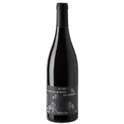 Photographie d'une bouteille de vin rouge Le Roc Mammouth 2018 Vdf Rge 75 Cl Crd