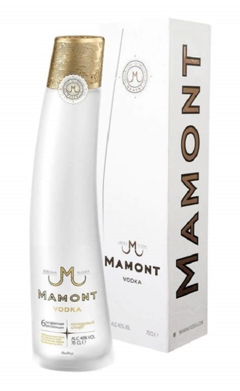 Photographie d'une bouteille de Mamont Etui 70 Cl
