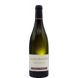 Photographie d'une bouteille de vin blanc Saumaize Montbrison 2020 Macon Bussieres Blc 75cl Crd