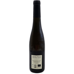 Photographie d'une bouteille de vin blanc Ostertag Les Jardins Grains 2017 Gewurz Blanc 37 5cl Crd