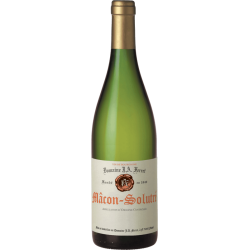 Photographie d'une bouteille de vin blanc Ferret Macon Solutre 2020 Blc 75 Cl Crd