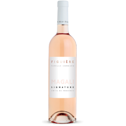 Photographie d'une bouteille de vin rosé Figuiere Magali 2020 Cotes De Provence Rose 75cl Crd
