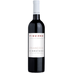 Photographie d'une bouteille de vin rouge Figuiere Francois 2018 Cotes De Provence Rge 75cl Crd