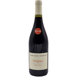 Photographie d'une bouteille de vin rouge Chermette Origine Vv 2021 Beaujolais Rge 75cl Crd