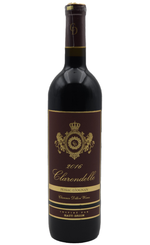 Photographie d'une bouteille de vin rouge Clarendelle Cb6 2016 Pessac Rge 75cl Crd
