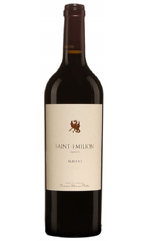 Photographie d'une bouteille de vin rouge Le Saint-Emilion De Quintus 2018 St-Emilion Rge 75cl Crd
