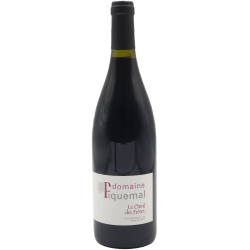 Photographie d'une bouteille de vin rouge Piquemal Chant Des Freres 2019 Cdroussi Rge 75cl Crd