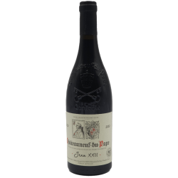 Photographie d'une bouteille de vin rouge Dom De Fargueirol Jean Xxii 2020 Chtneuf Rge 75cl Crd