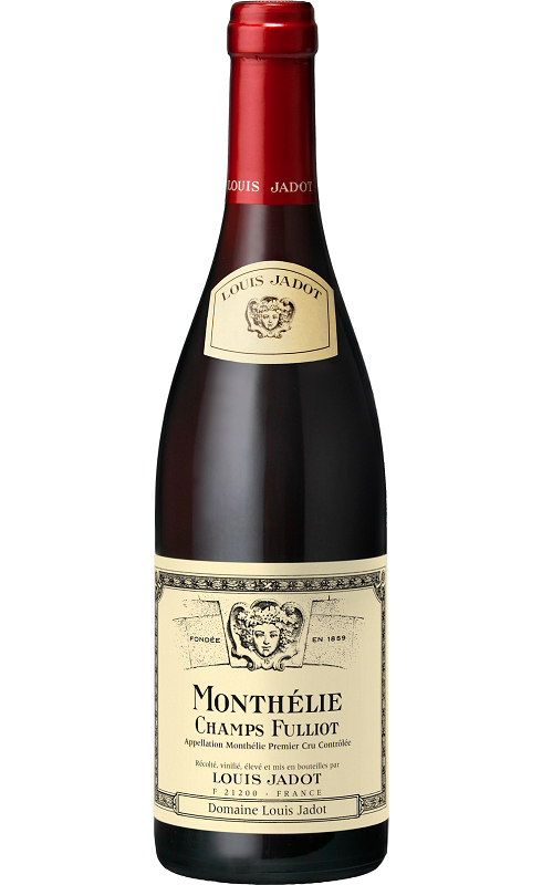 Photographie d'une bouteille de vin rouge Jadot Les Champs Fulliot 2017 Monthelie Rge 75cl Crd