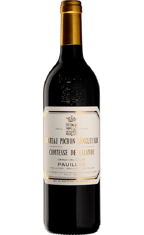 Photographie d'une bouteille de vin rouge Cht Pichon Comtesse De Lalande 2020 Rge 75cl Crd