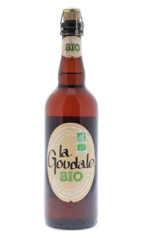 Photographie d'une bouteille de bière Goudale Bio Sans Gluten 7 2 75cl Crd