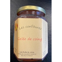 Photographie d'un produit d'épicerie Confiture Du Vincq Gelee De Coing 300g