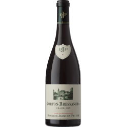 Photographie d'une bouteille de vin rouge Prieur J  Bressandes 2019 Corton Rge 75cl Crd