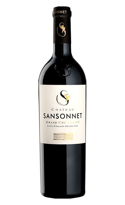 Photographie d'une bouteille de vin rouge Cht Sansonnet Cb6 2020 St-Emilion Gc Rge 75cl Crd