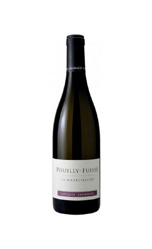 Photographie d'une bouteille de vin blanc Saumaize La Marechaude 2020 Pouilly-Fuisse Blc 75cl Crd