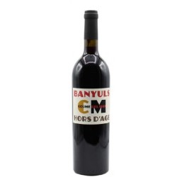 Photographie d'une bouteille de vin rouge Coume Del Mas Hors D Age Banyuls Rge 75cl Crd