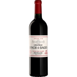 Photographie d'une bouteille de vin rouge Cht Lynch-Bages Cb6 2020 Pauillac Rge 75cl Crd