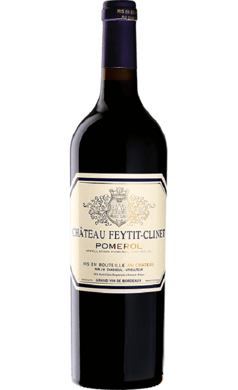 Photographie d'une bouteille de vin rouge Cht Feytit-Clinet 2020 Pomerol Rge 75cl Crd