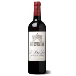 Photographie d'une bouteille de vin rouge Le Petit Lion De Las Cases 2020 St-Julien Rge 75cl Crd