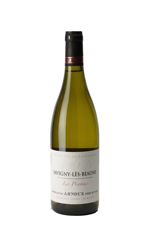 Photographie d'une bouteille de vin blanc Arnoux Les Picotins 2020 Savigny Blc 75 Cl Crd