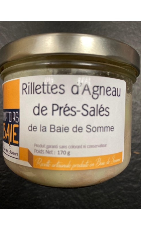 Photographie d'un produit d'épicerie Au Coin Gouteux Rillettes D Agneau De La Baie De Somme 180g