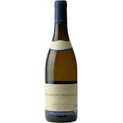 Photographie d'une bouteille de vin blanc Pillot Fl Chardonnay 2020 Bourgogne Blc 75cl Crd