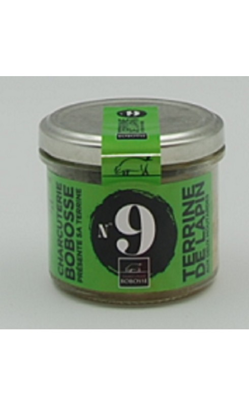 Photographie d'un produit d'épicerie Bobosse Verrine N9 Lapin Aux 2 Moutardes 90g