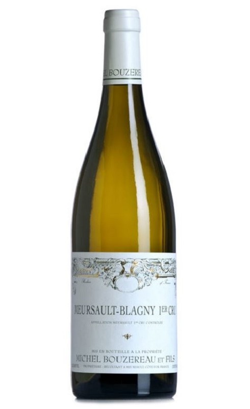 Photographie d'une bouteille de vin blanc Bouzereau Meursault-Blagny 2020 1er Cru Blc 75cl Crd