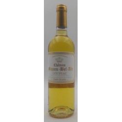 Photographie d'une bouteille de vin blanc Cht Miqueu Bel Air 2018 Loupiac Blc Mx 75 Cl Crd