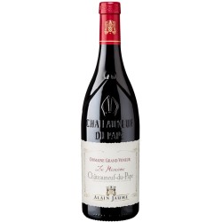 Photographie d'une bouteille de vin rouge Jaume Grand Veneur Miocene 2019 Chtneuf Rge Bio 75cl Crd