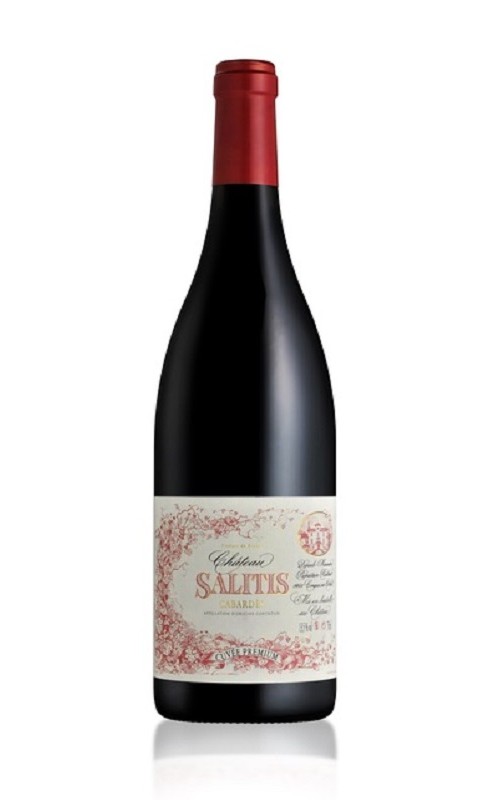 Photographie d'une bouteille de vin rouge Salitis Cuvee Premium 2019 Cabardes Rge Bio 75cl Crd