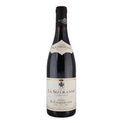 Photographie d'une bouteille de vin rouge Chapoutier Monier La Sizeranne 2016 Hermitage Rge 75cl Crd
