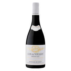Photographie d'une bouteille de vin rouge Mongeard Clos De Vougeot Gc 2018 Rge 75cl Crd