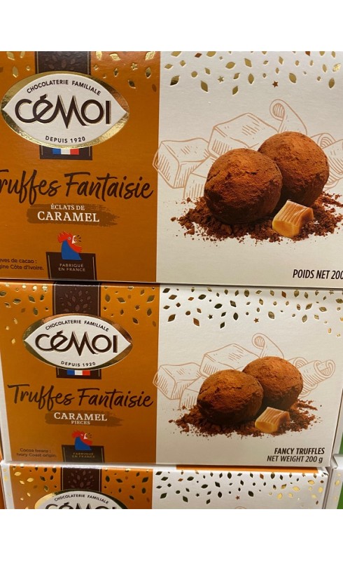 Photographie d'un produit d'épicerie Cemoi Ballotin Truffes Caramel 200 G