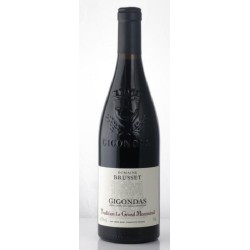 Photographie d'une bouteille de vin rouge Brusset Grand Montmirail Tradi 2020 Gigondas Rge 75 Cl Crd