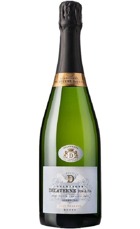 Photographie d'une bouteille de Delavenne Brut Reserve Gc Champagne Blc 37 5cl Crd