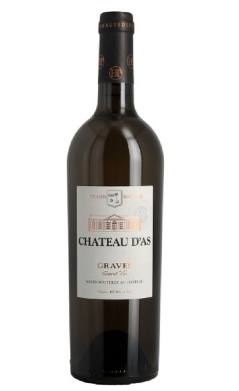 Photographie d'une bouteille de vin blanc Hts De Palette Chateau D As 2020 Graves Blc 75cl Crd