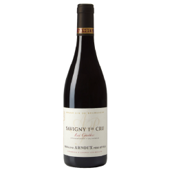 Photographie d'une bouteille de vin rouge Arnoux Les Guettes 2019 Savigny Rge 75cl Crd