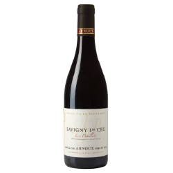 Photographie d'une bouteille de vin rouge Arnoux Les Peuillets 1er Cru 2019 Savigny Rge 75cl Crd