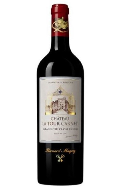Photographie d'une bouteille de vin rouge Cht La Tour-Carnet Cb6 2020 Ht-Medoc Rge 75cl Crd