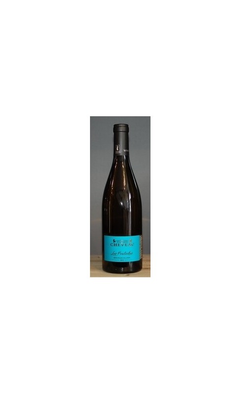 Photographie d'une bouteille de vin blanc Cheveau Les Pouliches 2020 Beaujolais Blc 75cl Crd