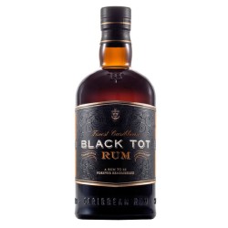 Photographie d'une bouteille de Black Tot Finest Caribbean 70cl