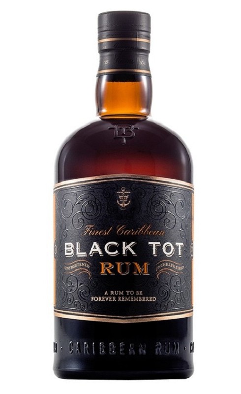 Photographie d'une bouteille de Black Tot Finest Caribbean 70cl