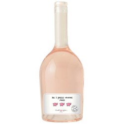 Photographie d'une bouteille de vin rosé Aydie Les 3 Petits Cochons Roses Vdf Rose 75cl Crd
