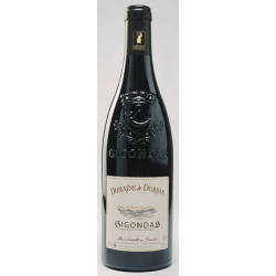 Photographie d'une bouteille de vin rouge Durban Gigondas 2021 Rge 75cl Crd
