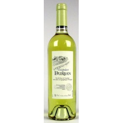 Photographie d'une bouteille de vin blanc Durban Viognier 2021 Igp Vaucluse Blc 75cl Crd