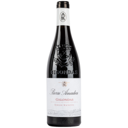 Photographie d'une bouteille de vin rouge Amadieu Romane Machotte 2017 Gigondas Rge 1 5 L Crd