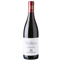 Photographie d'une bouteille de vin rouge Jaume Les Travees 2020 Cairanne Rge 75cl Crd