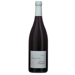 Photographie d'une bouteille de vin rouge Pinard Pinot Noir 2019 Sancerre Rge 75cl Crd
