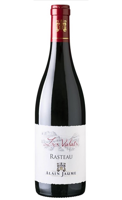 Photographie d'une bouteille de vin rouge Jaume Les Valats 2020 Rasteau Rge 75cl Crd